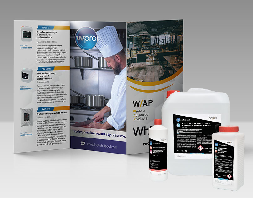 Whirlpool/WPRO: Opakowania i materiały promocyjne WPRO Pro