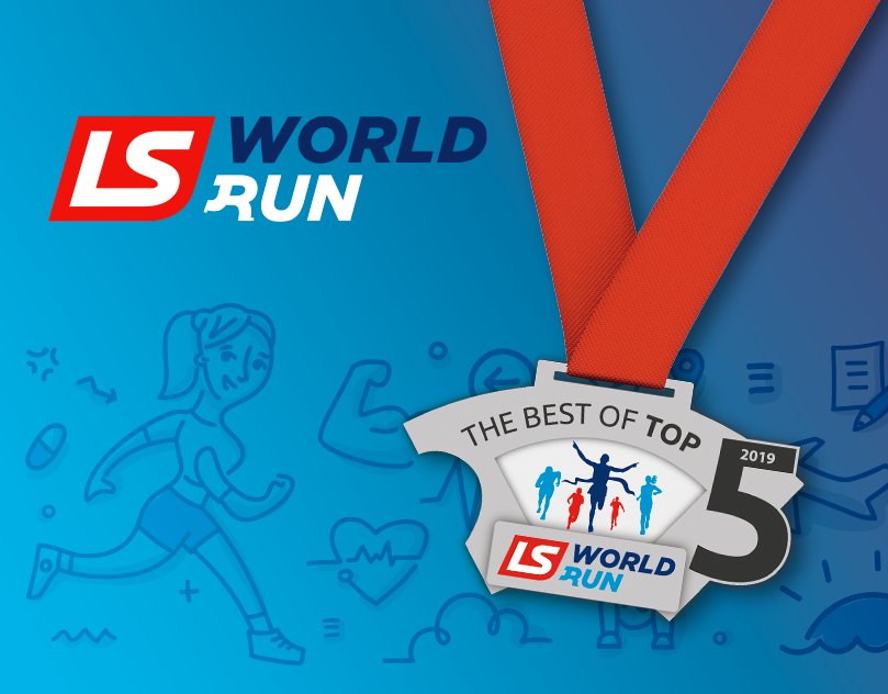 LS World run 2019 grafika