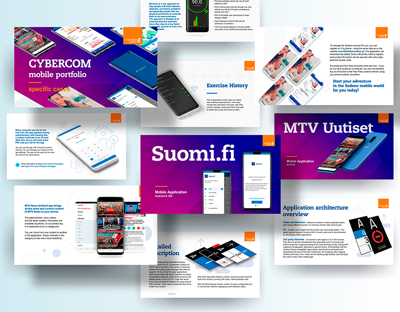 Cybercom Group mobile grafiki
